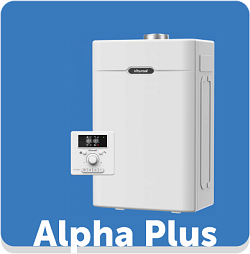 Настенные двухконтурные газовые котлы Kiturami Alpha Plus (нерж), 15-35  кВт