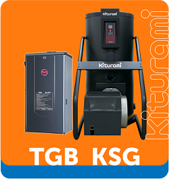Напольные газовые котлы Kiturami TGB HiFin, 18-35 кВт, KSG, 50-464 кВт